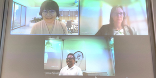 Prof. Dr. Nele McElvany, Professorin Meng-Jung Tsai & Dr. Sittipan Yotyodying in der digitalen Ringvorlesung über Zoom