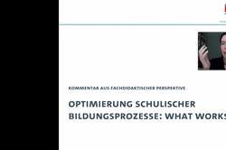 6. Symposium Steffensky Screenshot der Startfolie zum Vortrag von Prof. Dr. Mirjam Steffensky der Universität Hamburg mit kleiner Kachelansicht von der Vortragenden