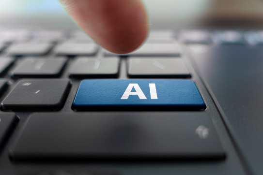 AI-Button AI-Button auf Computertastatur