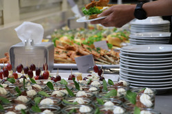 Foto der Mittagspause vom Buffett