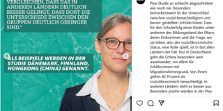 Screenshot vom Post der cosmo von Nele McElvany