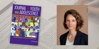 Journalcover des Journal of Youth and Adolescence und daneben ein Porträt von Prof. Dr. Birgit Heppt