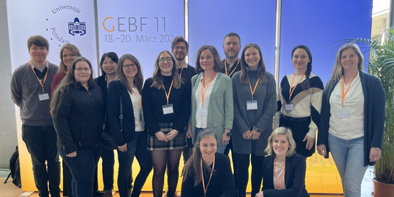Gruppenfoto der IFS Mitarbeiterinnen und Mitarbeiter auf der 11. GEBF-Konferenz
