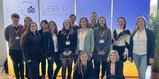 Gruppenfoto der IFS Mitarbeiterinnen und Mitarbeiter auf der 11. GEBF-Konferenz