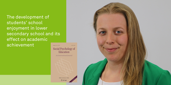 Publikation Grecu Porträt von Alyssa Laureen Grecu neben dem Journalcover