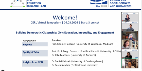 Screenshot vom Online Symposium