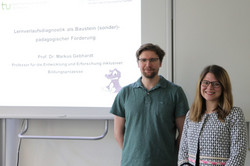 Foto von Prof. Markus Gebhardt und Dr. Justine Stang-Rabrig