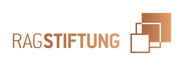 Schriftzug und Logo des Förderers RAG-Stiftung