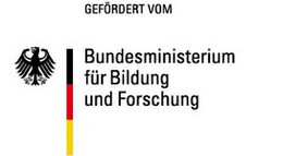 Schriftzug des Förderers Bunderministerium für Bildung und Forschung