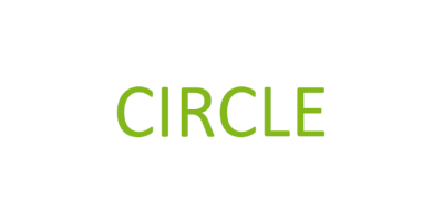 Grüner Schriftzug "CIRCLE"