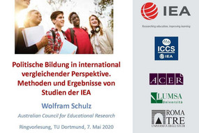 Titelfolie der Ringvorlesung von Wolfram Schulz