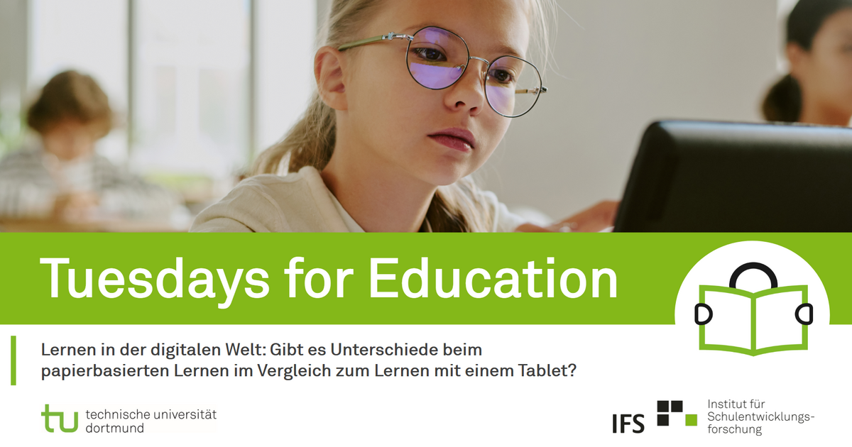 Tuesdays for Education am 7.10. – Lernen in der digitalen Welt