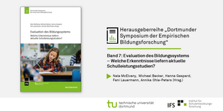 Cover des Herausgeberbandes des 7. Dortmunder Symposiums der Empirischen Bildungsforschung