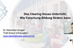 Foto der Startfolie mit Kachelansicht von Dr. Maximilian Knogler 