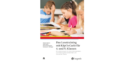 Buchcover der Publikation "Das Lesetraining mit Käpt'n Carlo für 4. und 5. Klassen"