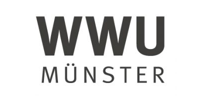 Schwarzer Logoschriftzug der WWU Münster