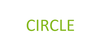 Grüner Schriftzug "CIRCLE"